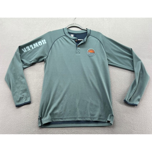 Howler Brothers Other - Howler Brothers Shirt Mens Sz S Dawn Patrol Henley Green Long Sleeve Sun Hoodie